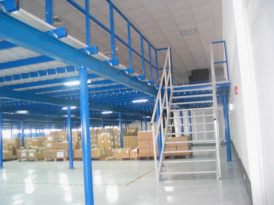 搭建二层钢平台